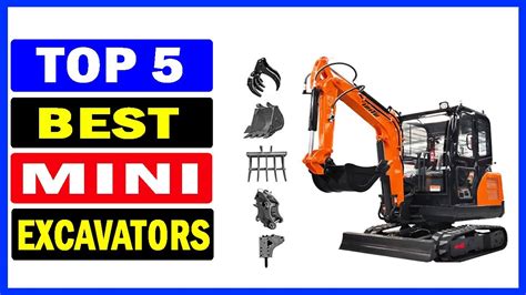 Popular mini excavator types 2024 